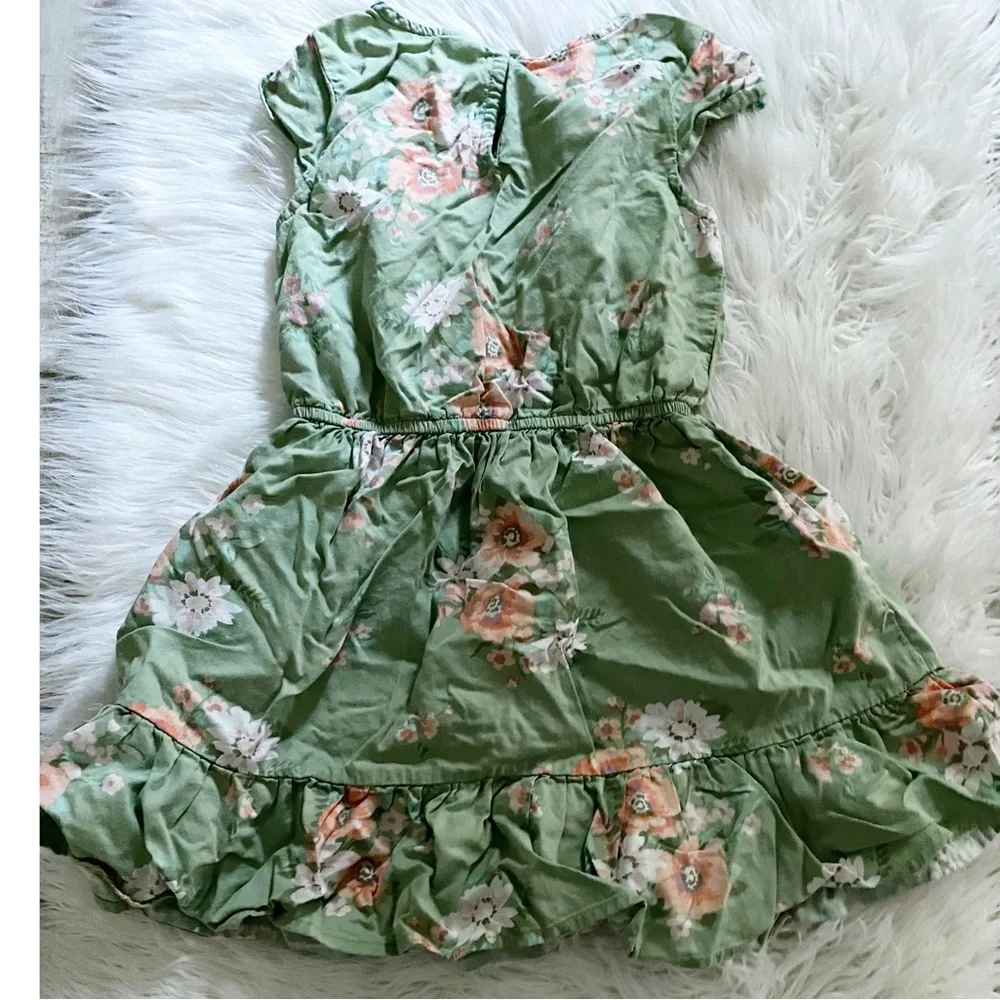 OshKosh B’gosh girls sleeveless floral dress sz5